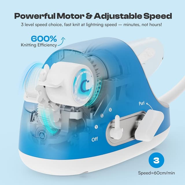 Detalle de Caydo Strickmühle Elektrisch Pro für I-Cords