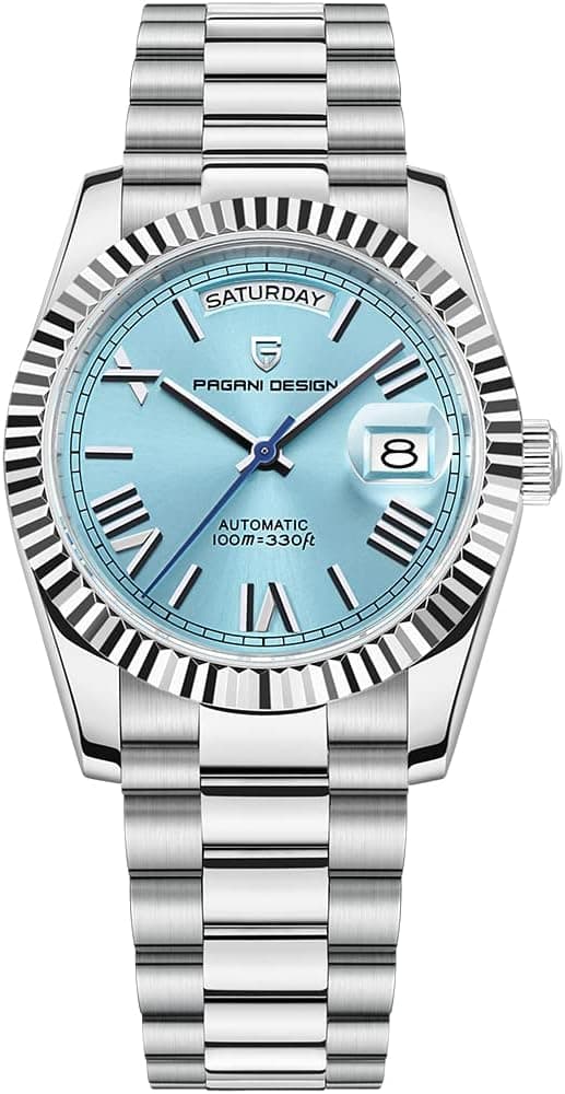 Detalle de LACZ DENTON Pagani Design DD36 — orologio automatico da uomo con vetro zaffiro e movimento ST16