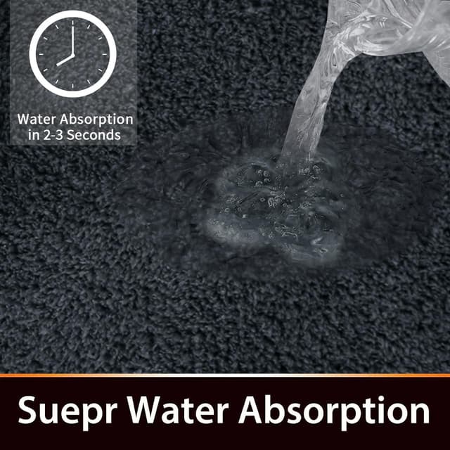 Thumbnail 5 de Rururug bathroom rug set – Soft microfibre mats