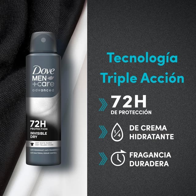 Thumbnail 4 de Dove Men+Care Desodorante Invisible Dry 150 ml