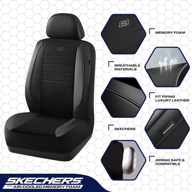 Detalle de Skechers Air-Cooled Memory Foam Seat Covers