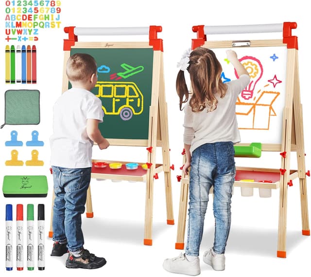 Imagen de JOYOOSS Kids Wooden Easel 38–51" en OfertitasTOP