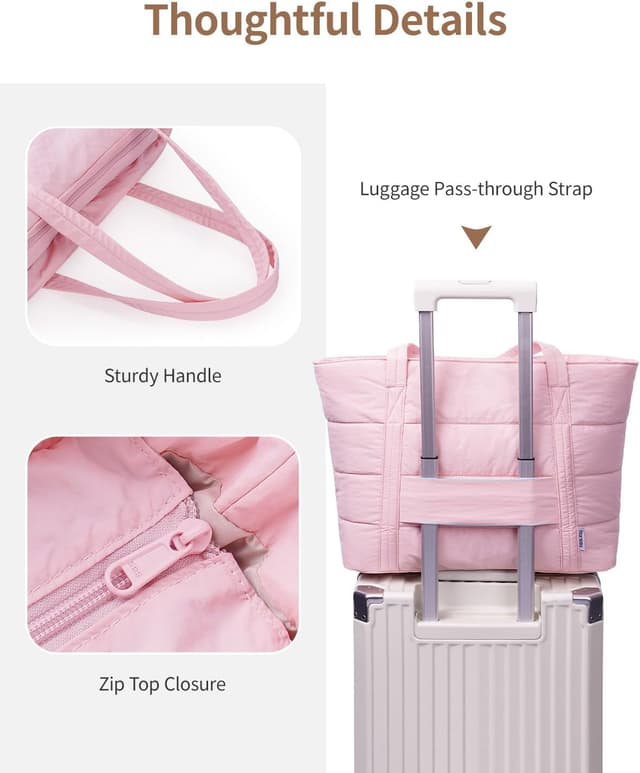 Detalle de Narwey quilted tote bag 20 litre