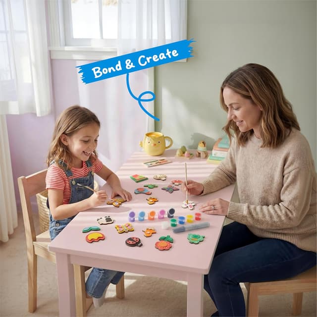 Thumbnail 5 de JOYIN 12 Wooden Magnet Painting Kit for Kids