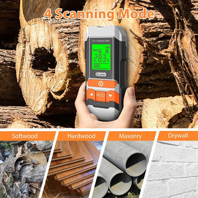 Thumbnail 4 de Dr.meter 2 in 1 Misuratore Umidità 5–53%