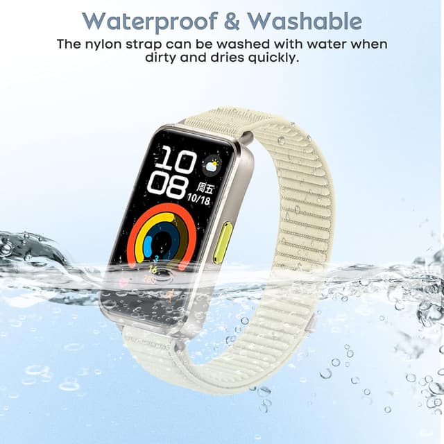 Detalle de Huawei Band strap by MIJOBS, nylon woven