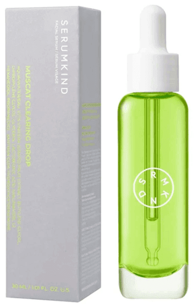 Detalle 2 de Serumkind Muscat Clearing Drop 124 ml: sérum limpiador para piel grasa