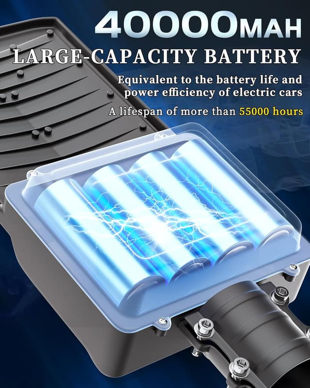 Detalle 2 de Gefolly SL-8500W lampione solare 5000 lm