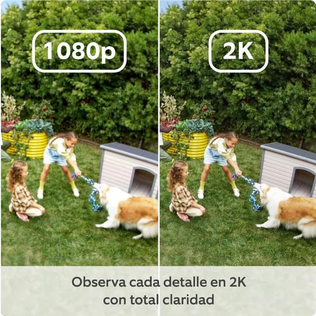 Detalle de Ring Cámara Exterior Plus Inalámbrica 2K con Batería 📸