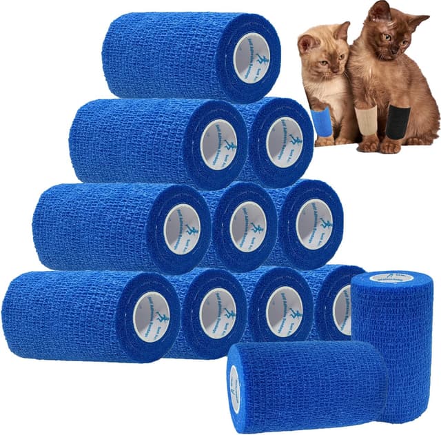 Detalle de ANAMPION 12 Rolls self‑adhesive cohesive tape 7.5cm x 4.5m 🧻