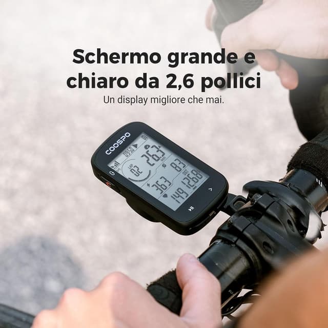 Thumbnail 6 de COOSPO CS300 ciclocomputer GPS 2,6" per bici