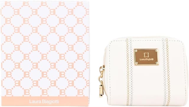 Detalle de Laura Biagiotti portafoglio da donna in similpelle con scatola regalo