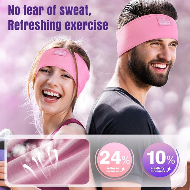 Detalle de MUSICOZY Sleep Headphones Bluetooth 5.4