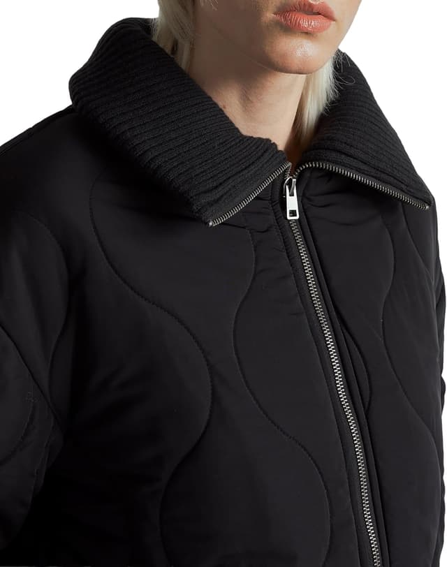 Detalle de United Colors of Benetton giubbotto donna 2R1VDN08J in nylon trapuntato con zip