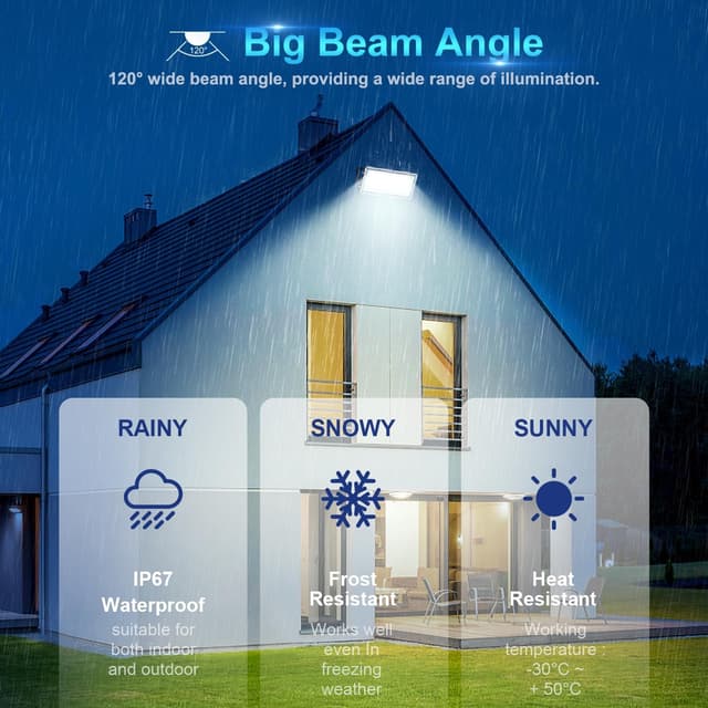 Thumbnail 2 de TASINUO LED Strahler Außen 100W