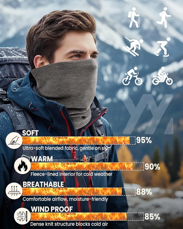 Thumbnail 1 de YANIKY Ăcharpe tubulaire chaude pour homme et femme đ§Ł