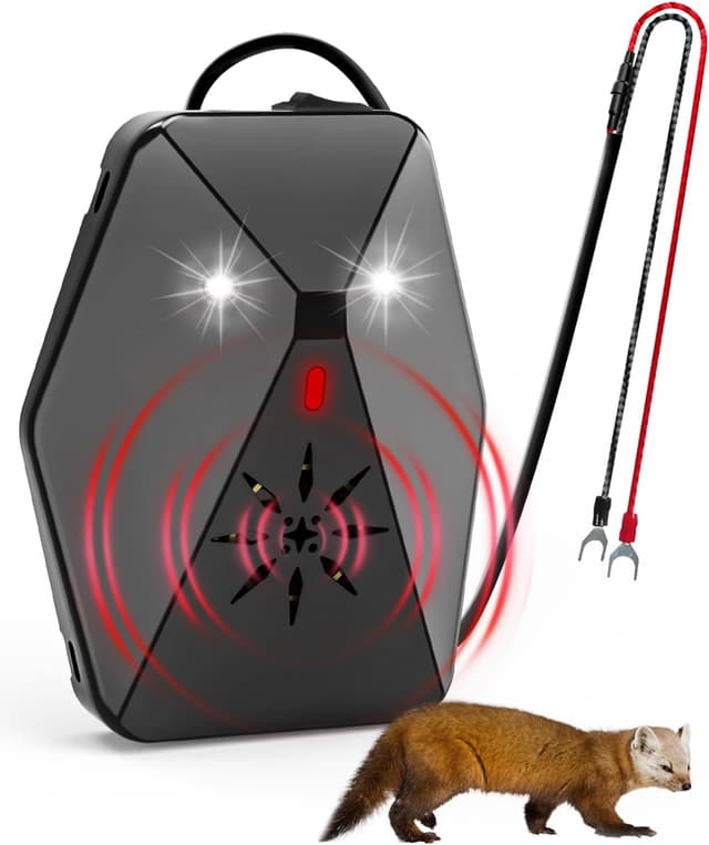 Imagen de HAZENS Marderschreck Auto mit Blitzlicht 14–60 kHz en OfertitasTOP