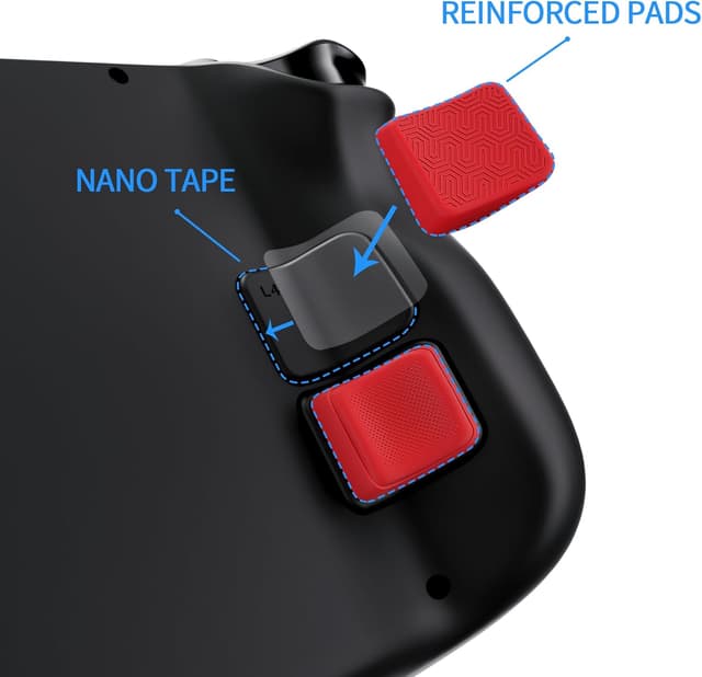 Thumbnail 2 de PlayVital Mix Rücktaste Enhancement Set für Steam Deck