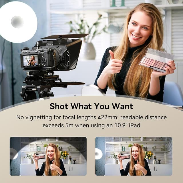 Detalle 2 de SMALLRIG 3646 Teleprompter für Tablets 11"