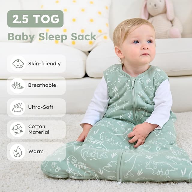 Thumbnail 1 de FIEMOL Schlafsack Baby 2.5 Tog 67cm