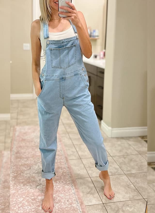 Thumbnail 6 de Luvamia Women's Denim Bib Overalls ⚙️