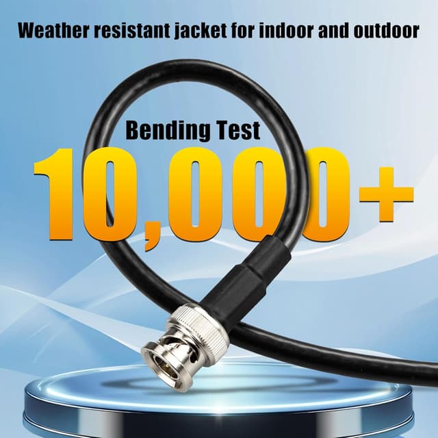 Detalle 2 de Boobrie 3M BNC Cable 75 Ohm RG59