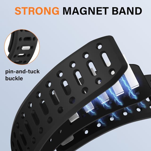 Detalle de Sixmoat Magnetic Apple Watch strap 49mm