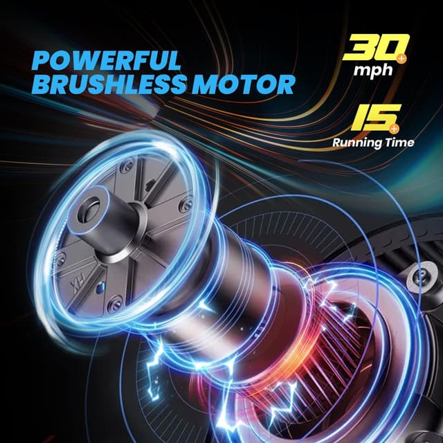 Detalle 2 de DEERC ferngesteuerte Boote mit Bürstenlosem Motor 2212 30 km/h