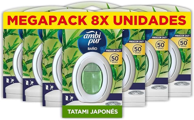 Detalle de Ambipur Ambientador Casa para Baño - Hierba Fresca