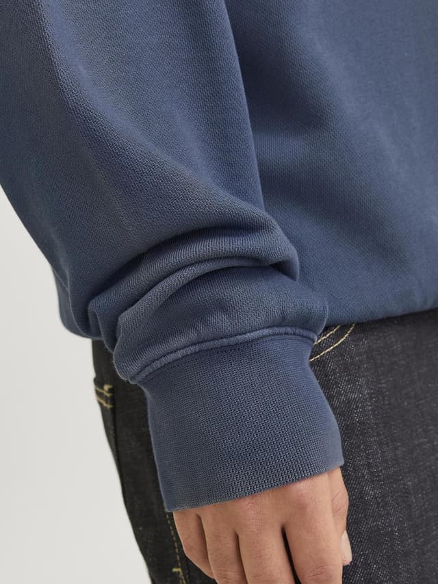 Detalle 2 de JACK & JONES Jjebasic felpa basic da uomo con scollo a giro