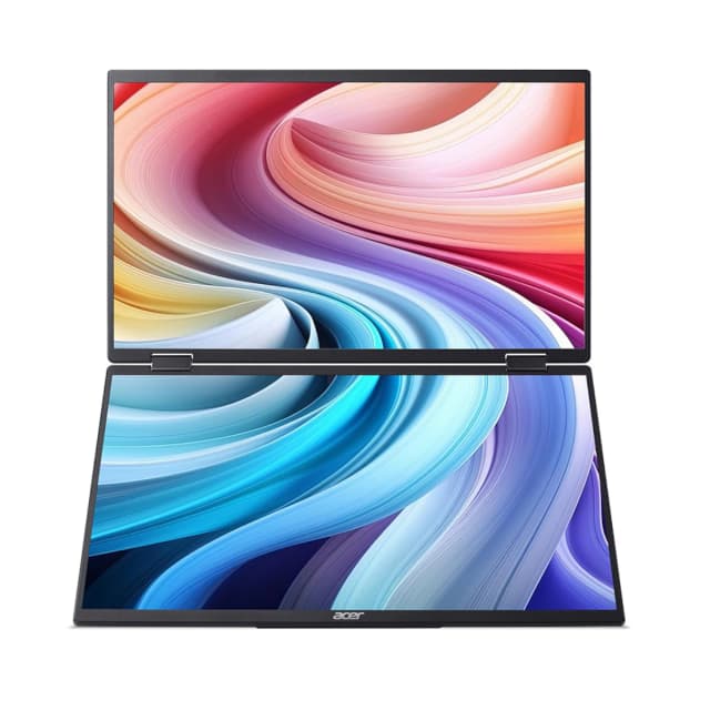 Detalle de Acer PD163Qbmiuux, monitor portátil para PC de 15,6" (40 cm) dual Full HD IPS