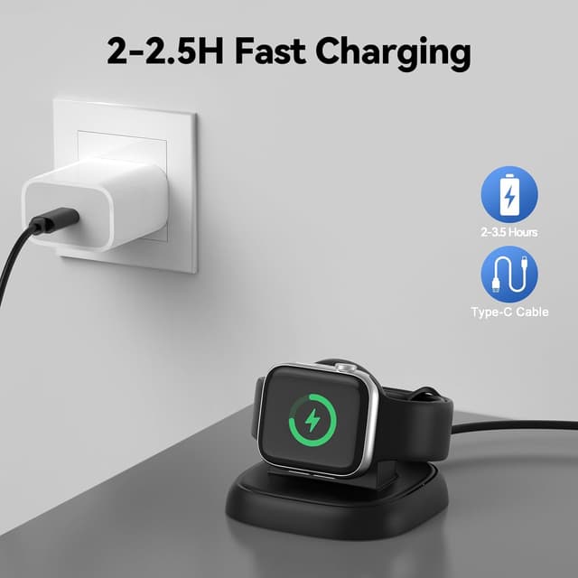 Detalle de LVFAN Apple Watch wireless charger stand