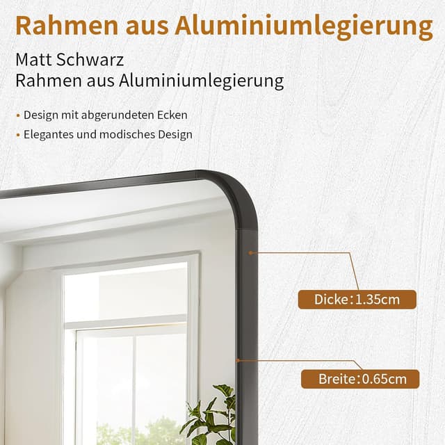 Thumbnail 2 de Koonmi Standspiegel 40x150 cm Ganzkörperspiegel