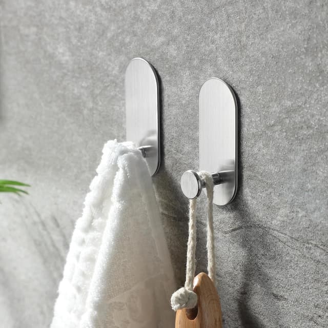 Detalle 2 de Taozun towel rail with 4 hooks, SUS 304