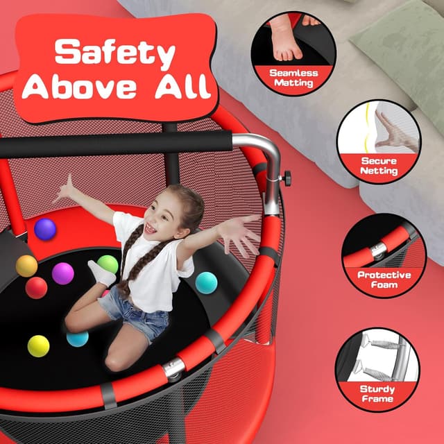 Thumbnail 1 de ZCMHAXJ 55" Trampoline 440lb Capacity for Kids 🤸