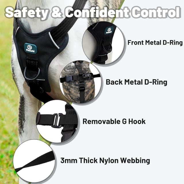 Detalle de Paworld Escape Proof Harness for 3-point fit
