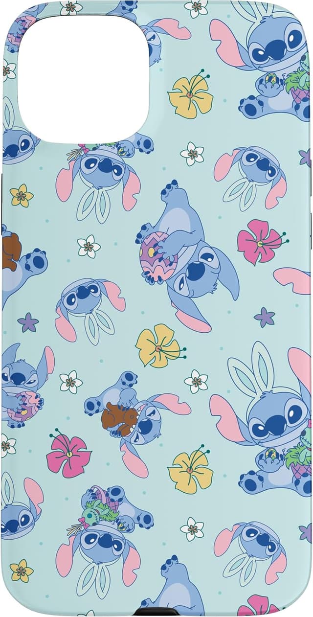 Detalle de Custodia per iPhone 15 Plus Stitch Disney