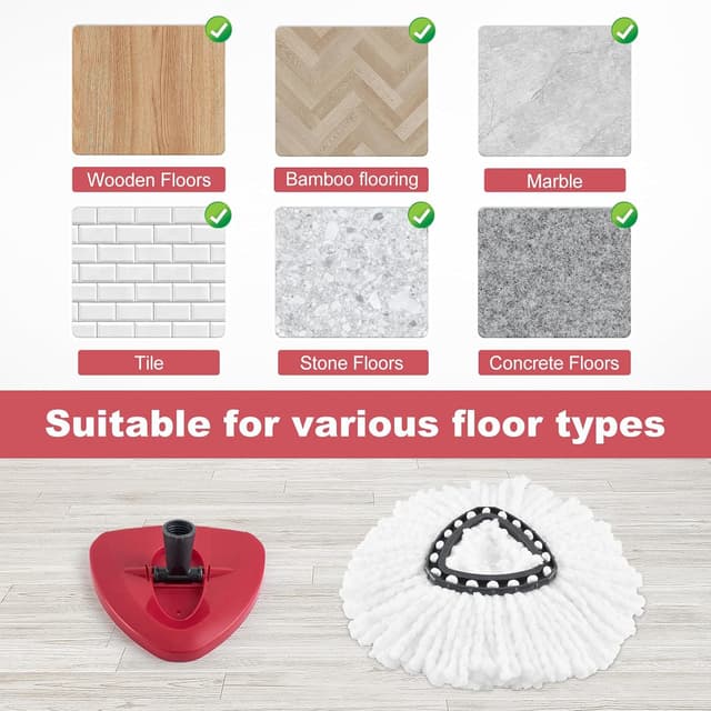 Thumbnail 6 de DLAIMI Turbo spin mop heads 4 pack