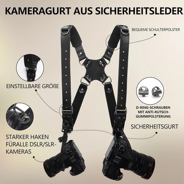 Detalle 2 de 4J LEDR Sangle d'appareil photo réglable