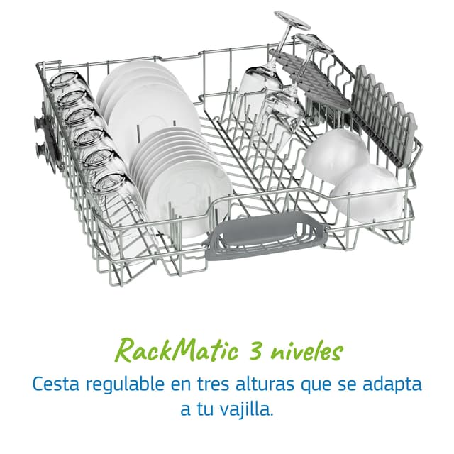 Detalle 2 de Balay 3VS506BP lavavajillas de 60 cm para 12 servicios con Pausa+carga (reacondicionado Grado C)