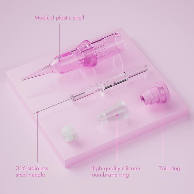 Detalle 2 de Biomaser 3RL0,25 20 aiguilles maquillage