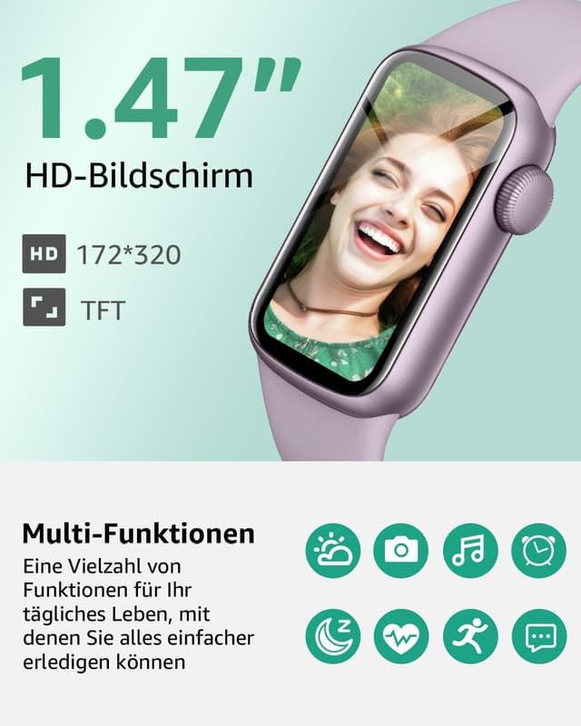 Thumbnail 1 de BUTFORFIT Fitness Tracker B6 1,47 Zoll