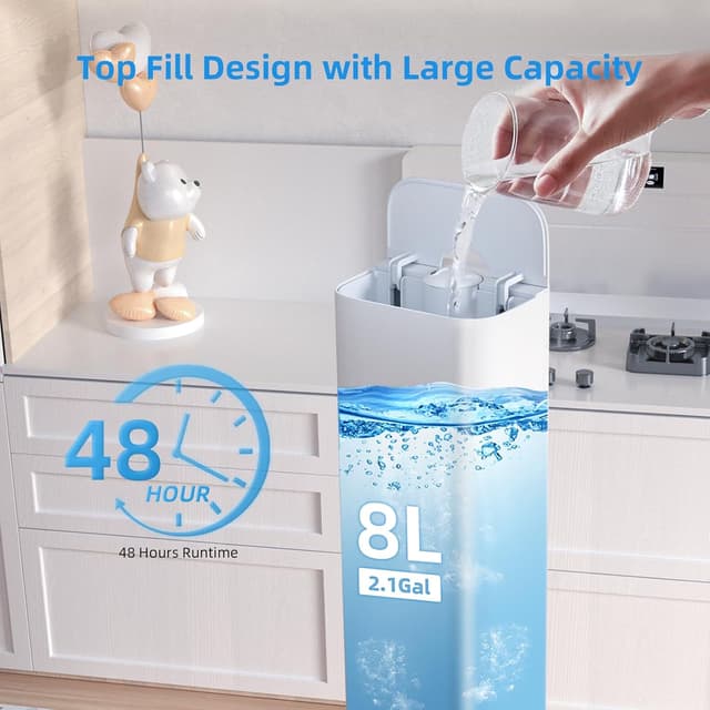 Thumbnail 1 de 2.11Gal Ultrasonic Humidifier