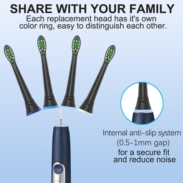 Thumbnail 4 de KHBD Toothbrush Heads 8-pack compatible with Sonicare toothbrushes 🪥