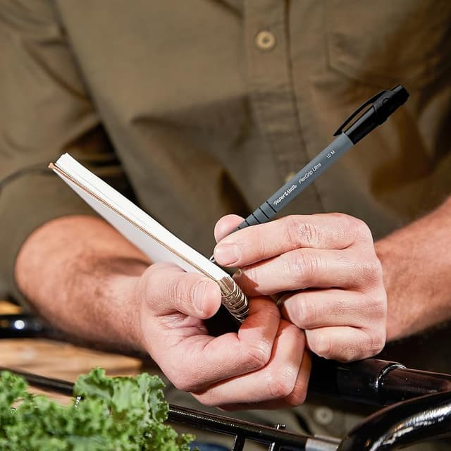 Detalle 2 de Paper Mate Flexgrip Ultra Bolígrafo Azul, Caja de 12 🖊