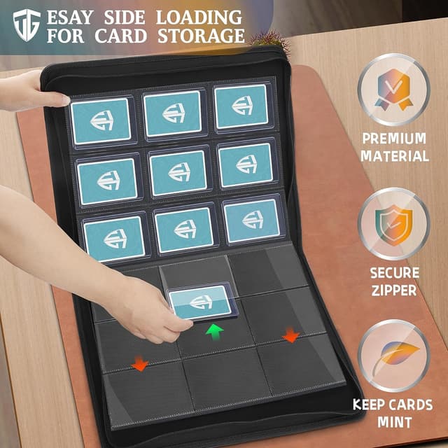 Thumbnail 1 de TCGUARD Toploader Album für 216 Karten 🎴