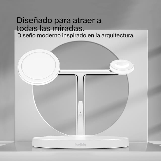 Thumbnail 6 de Belkin MagSafe 3 en 1: Cargador Rápido para iPhone, Apple Watch y AirPods ⚡