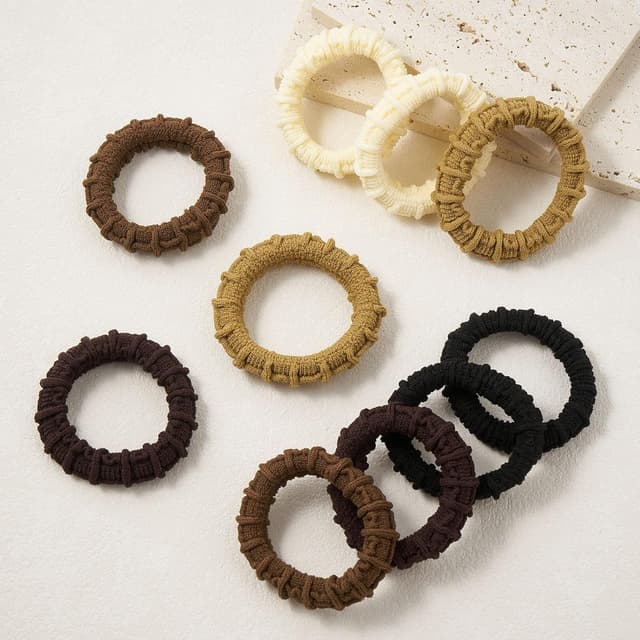 Detalle 1 de Haargummis ZOUIQSS 10er Set 4,1 cm