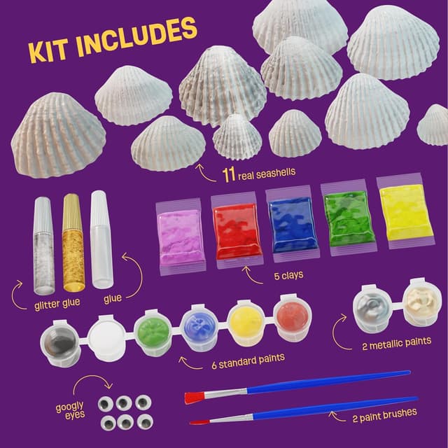 Thumbnail 2 de Dan&Darci Sea Shell Painting Kit 11 ๐จ