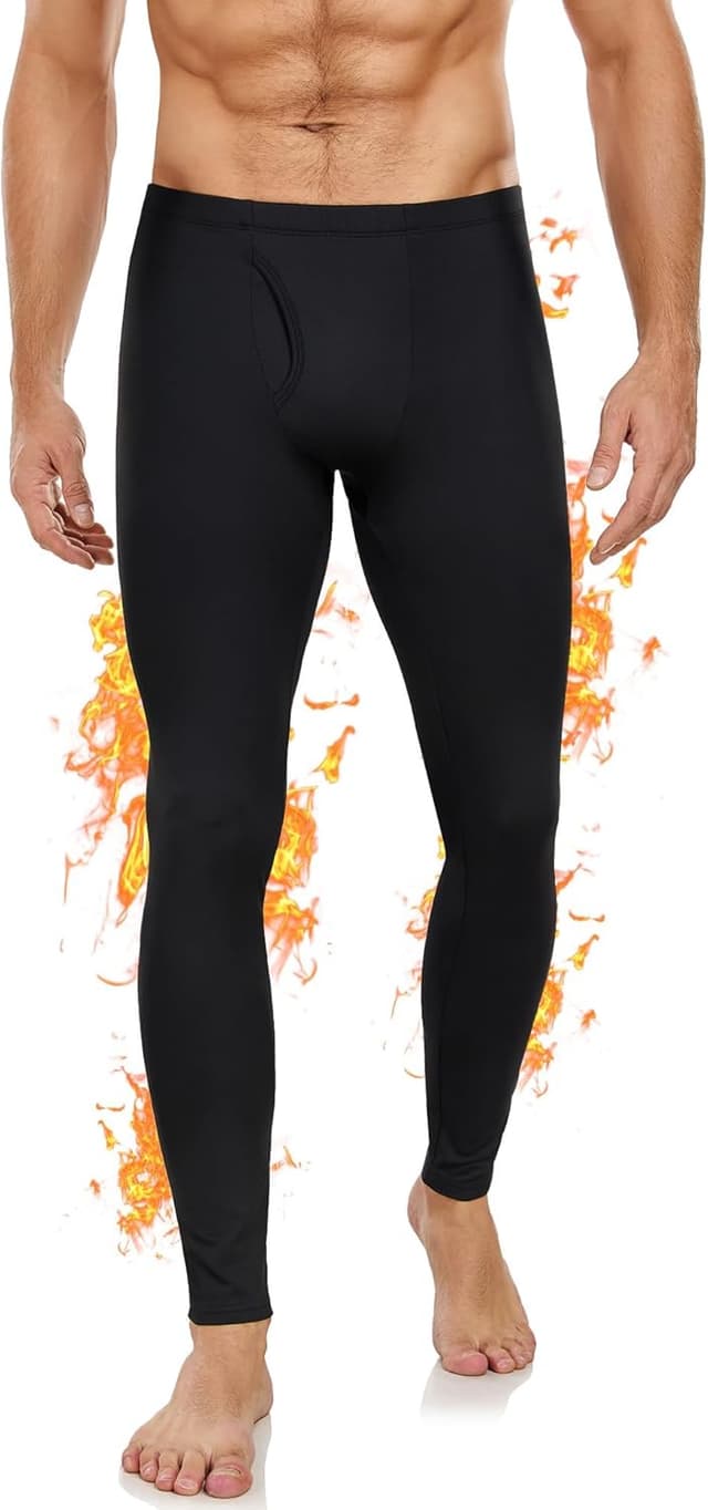 Imagen de Thermounterhose Herren Thermohose Schwarz en OfertitasTOP
